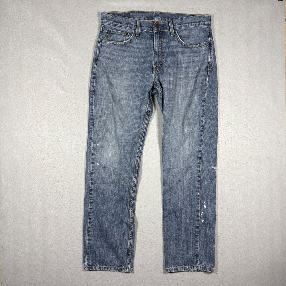 Levis Jeans Mens Blue 32x32 Blue 559 Relaxed Straight Leg Y2K Grunge Denim